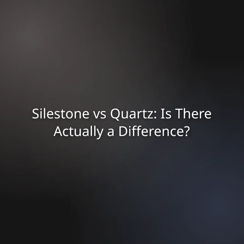 Silestone vs Quartz: Is There Actually a Difference?